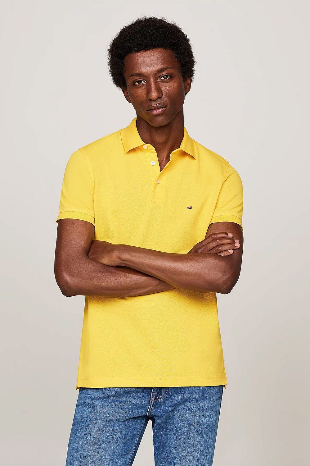 Tommy Hilfiger Polo Geel 