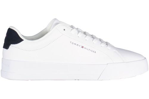 Tommy Hilfiger th court leather Wit