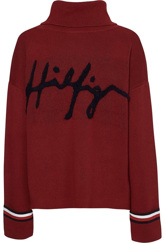 Tommy Hilfiger Sweater Relaxed Bordeaux