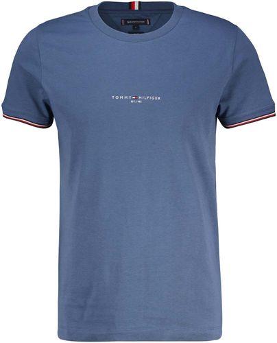 Tommy Hilfiger T-shirt Tommy Logo Blauw