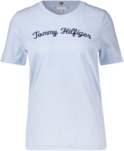 Tommy Hilfiger reg script c nk ss Blauw