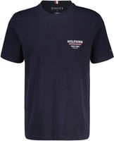 hilfiger global stripe tee Blauw