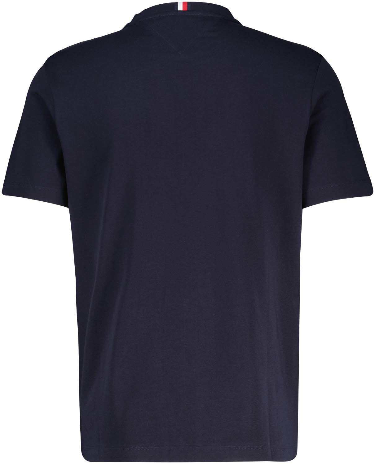 Tommy Hilfiger T-shirt Global Donkerblauw 