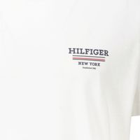 hilfiger global stripe tee Wit