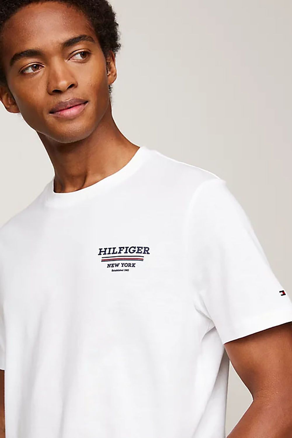 Tommy Hilfiger T-Shirt Global Wit