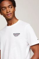 hilfiger global stripe tee Wit