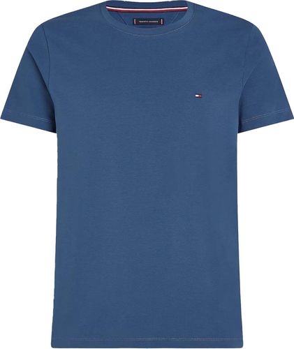 Tommy Hilfiger stretch slim fit tee Blauw