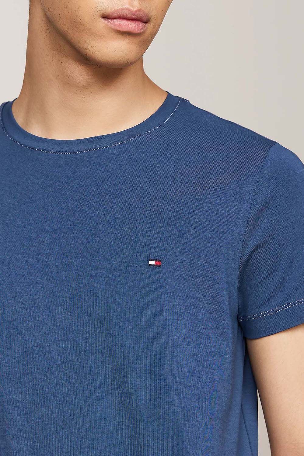 Tommy Hilfiger T-Shirt Stretch Blauw