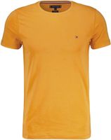 stretch slim fit tee Geel