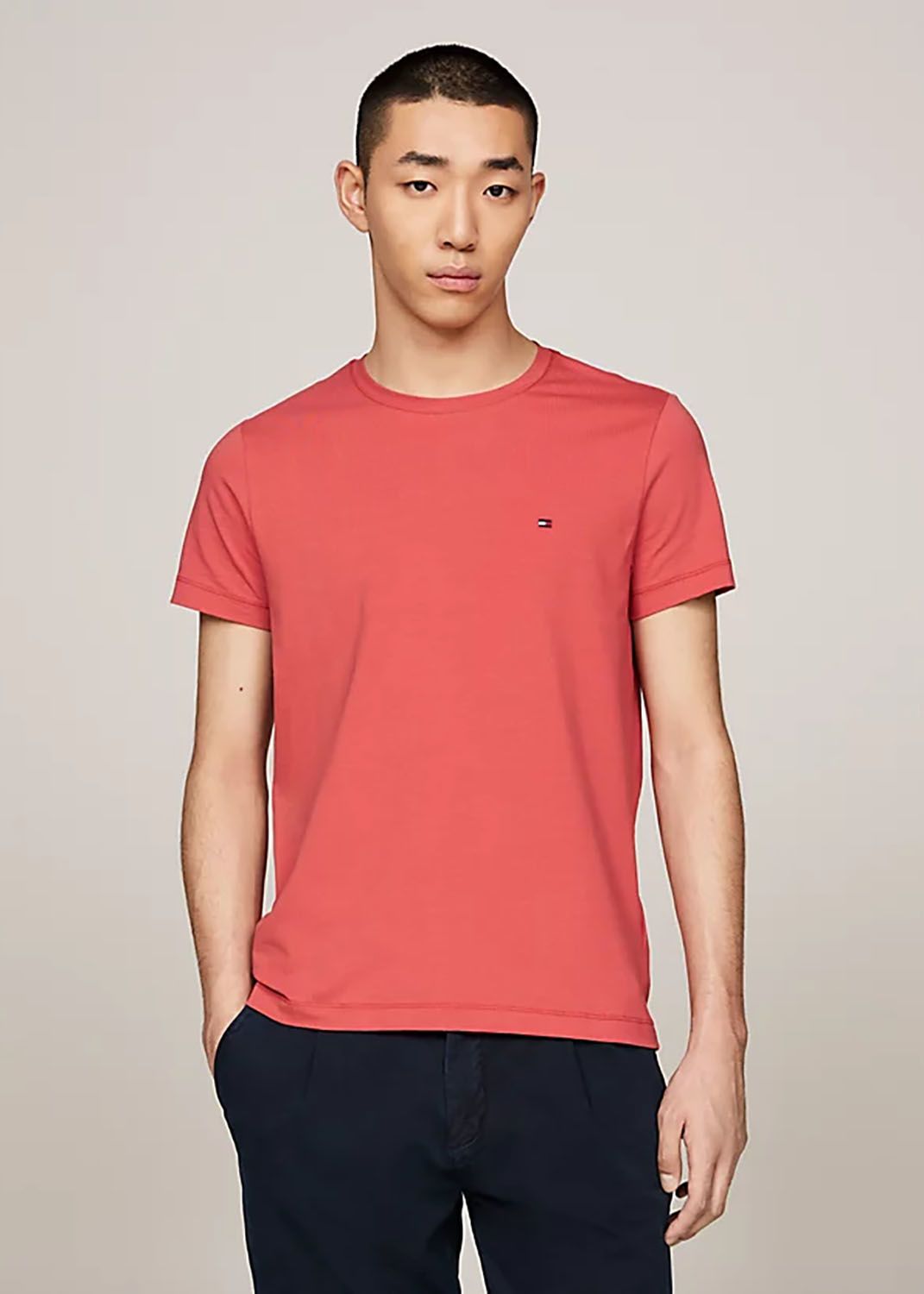 Tommy Hilfiger T-Shirt Stretch Rood