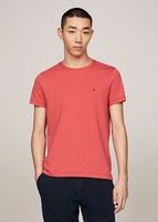 stretch slim fit tee Rood