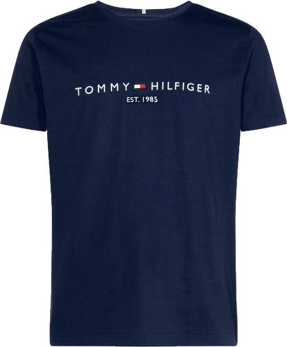 Tommy Hilfiger tommy logo tee Blauw