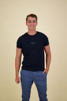 T-shirt Tommy Logo Blauw