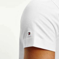 tommy logo tee Wit