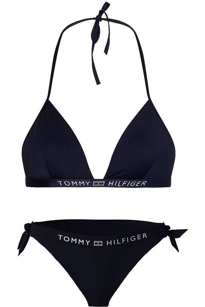 Tommy Hilfiger Triangel Bikini Donkerblauw