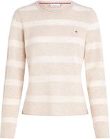 Soft wool c-nk sweater Beige