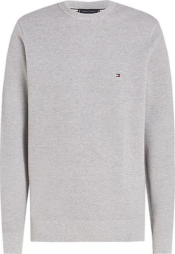 Tommy Hilfiger essential structure crew neck Grijs