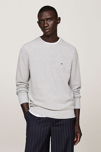 Tommy Hilfiger essential structure crew neck Grijs