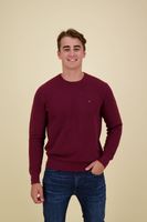 essential structure crew neck Rood