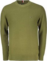 rectangular structure crew neck Groen