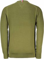 rectangular structure crew neck Groen