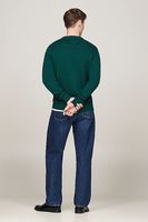 ima org ctn cashmere crew neck Groen