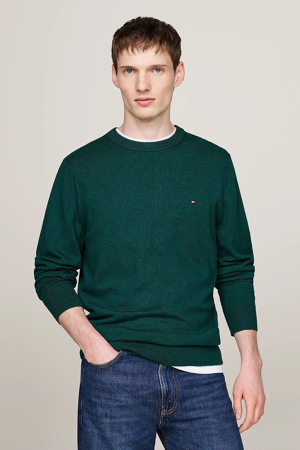 Tommy Hilfiger Trui Ima Cashmere Groen