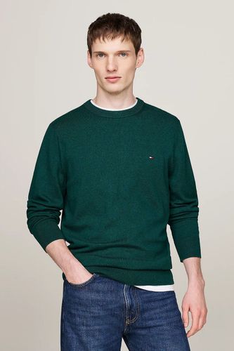 Tommy Hilfiger ima org ctn cashmere crew neck Groen