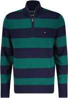 pima org ctn cashmere crew neck Groen