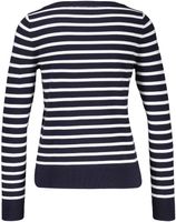 CO jersey stitch boat nk sweater Blauw