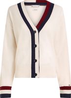 GS wool Cashmere cardigan Wit