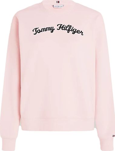 Tommy Hilfiger mdrn reg script sweatshirt Roze
