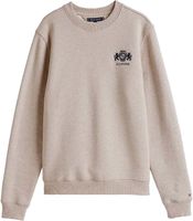 small crest emrbo sweatshirt Grijs