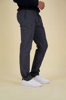 Chino Denton Brushed Marl Blauw