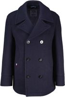 the premium classic peacoat Blauw