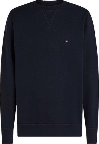 Tommy Hilfiger essential fleece crewneck Blauw