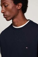 essential fleece crewneck Blauw