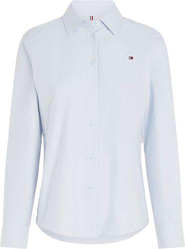 Tommy Hilfiger oxford cotton regular shirt Blauw