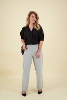 Pantalon Sue wide chic Grijs