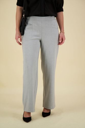 Toni Pantalon Sue wide chic Grijs