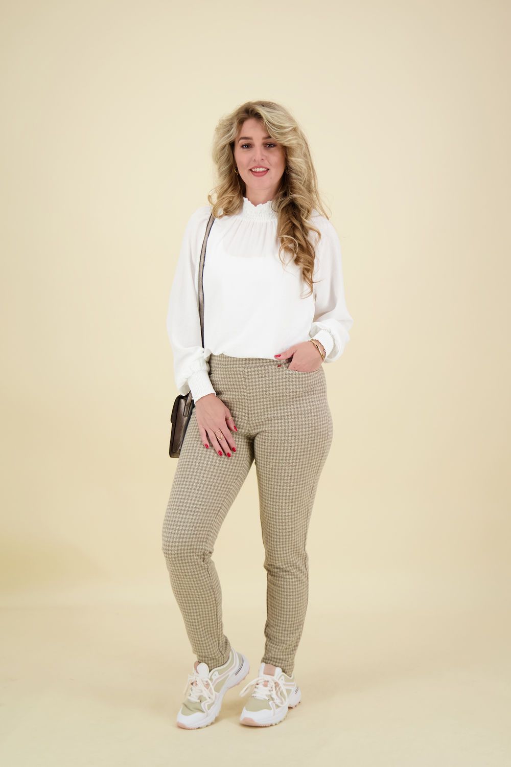 Toni Relaxed Broek Alice Beige