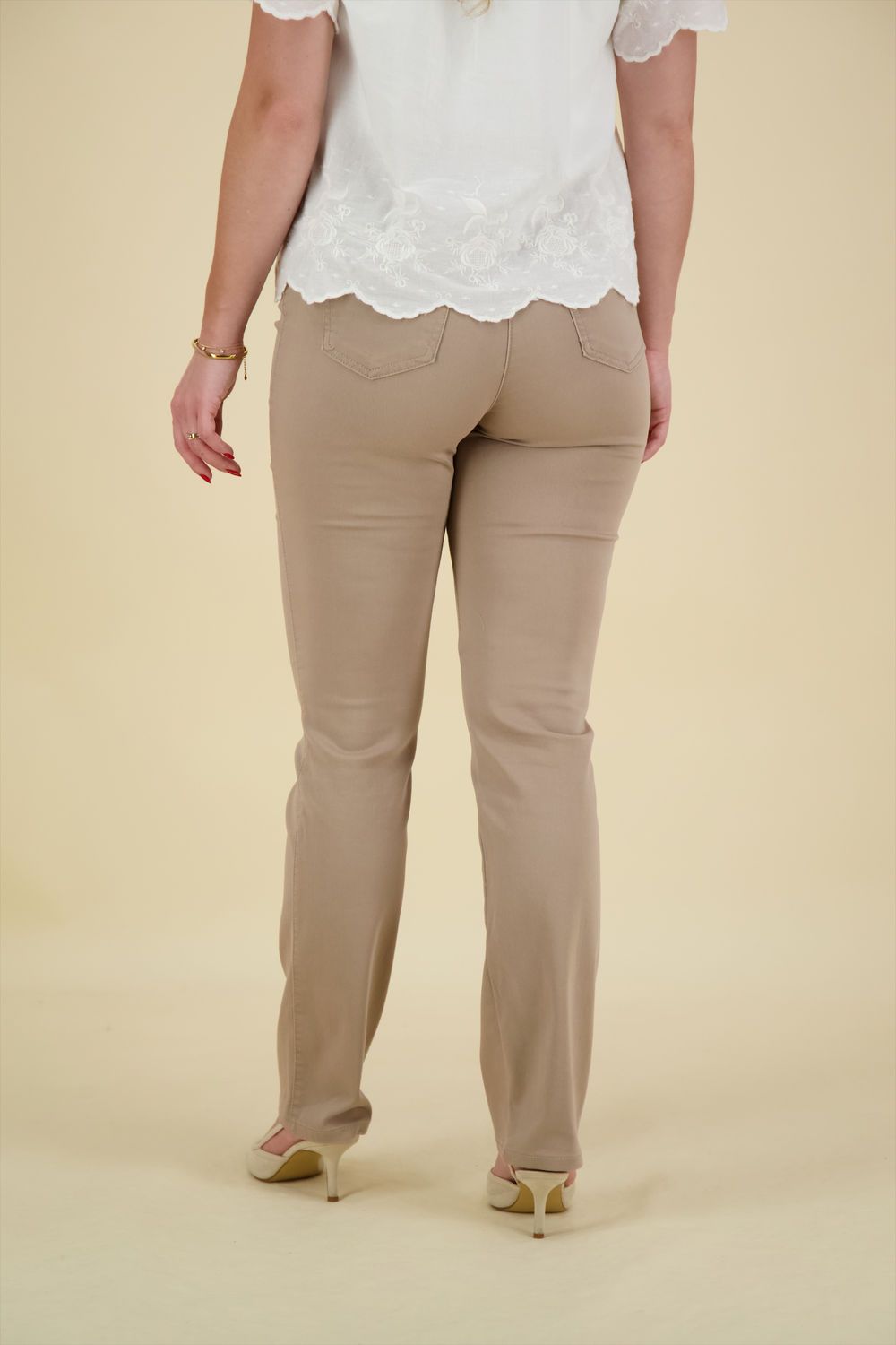 Toni Relaxed Broek Alice Beige