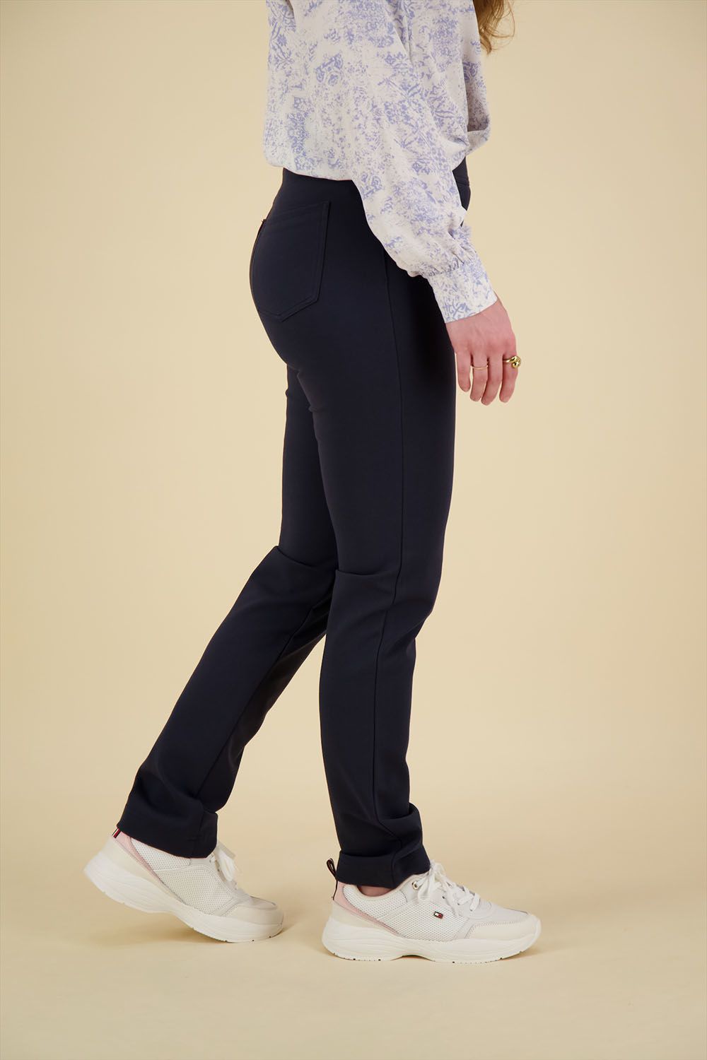 Toni Relaxed Broek Alice Blauw 