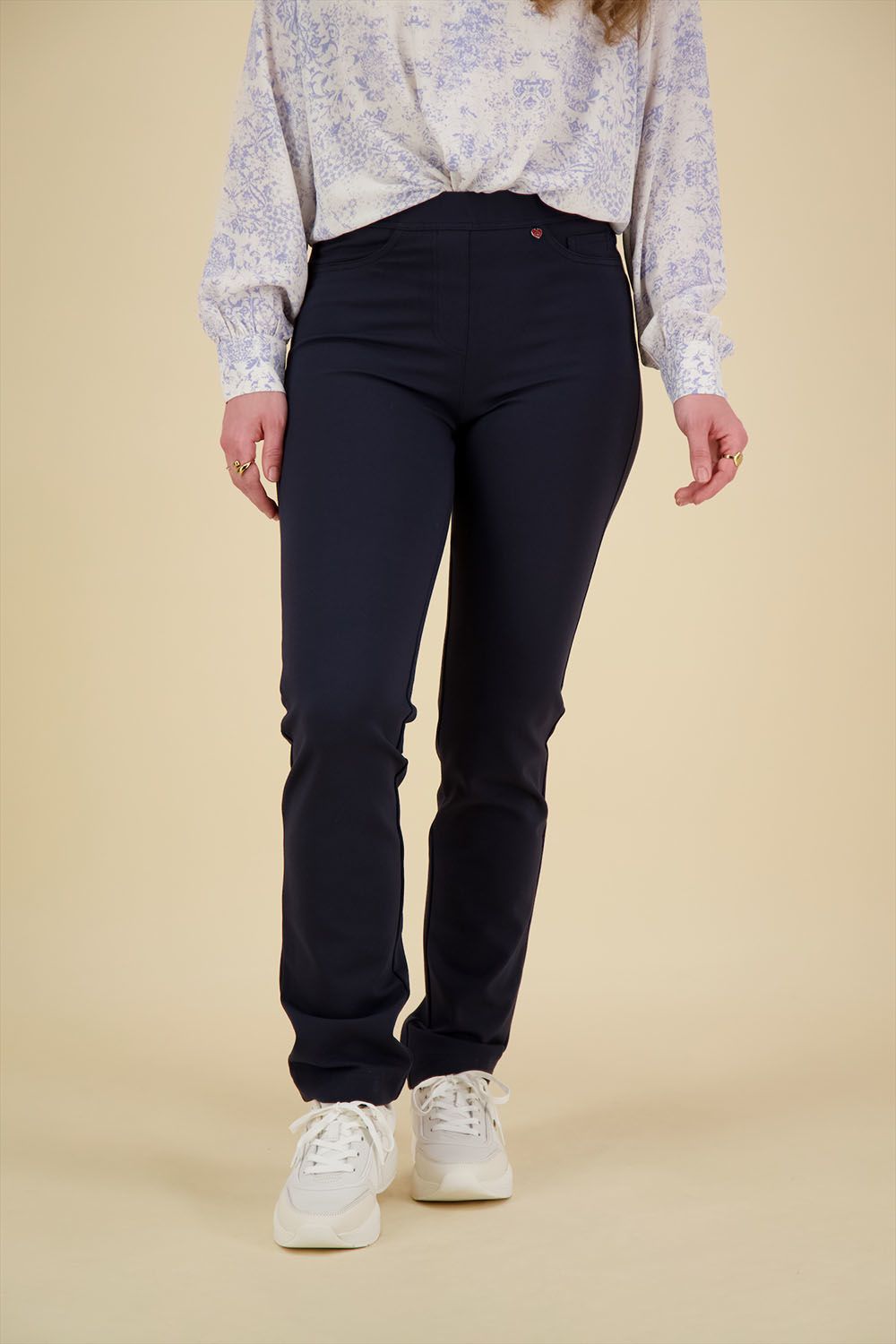 Toni Relaxed Broek Alice Blauw 