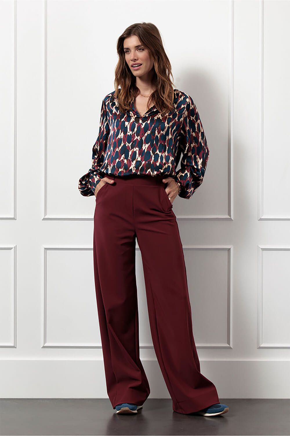 Studio Anneloes Blouse Charleze Rood  Studio Anneloes Blouse Charleze Rood