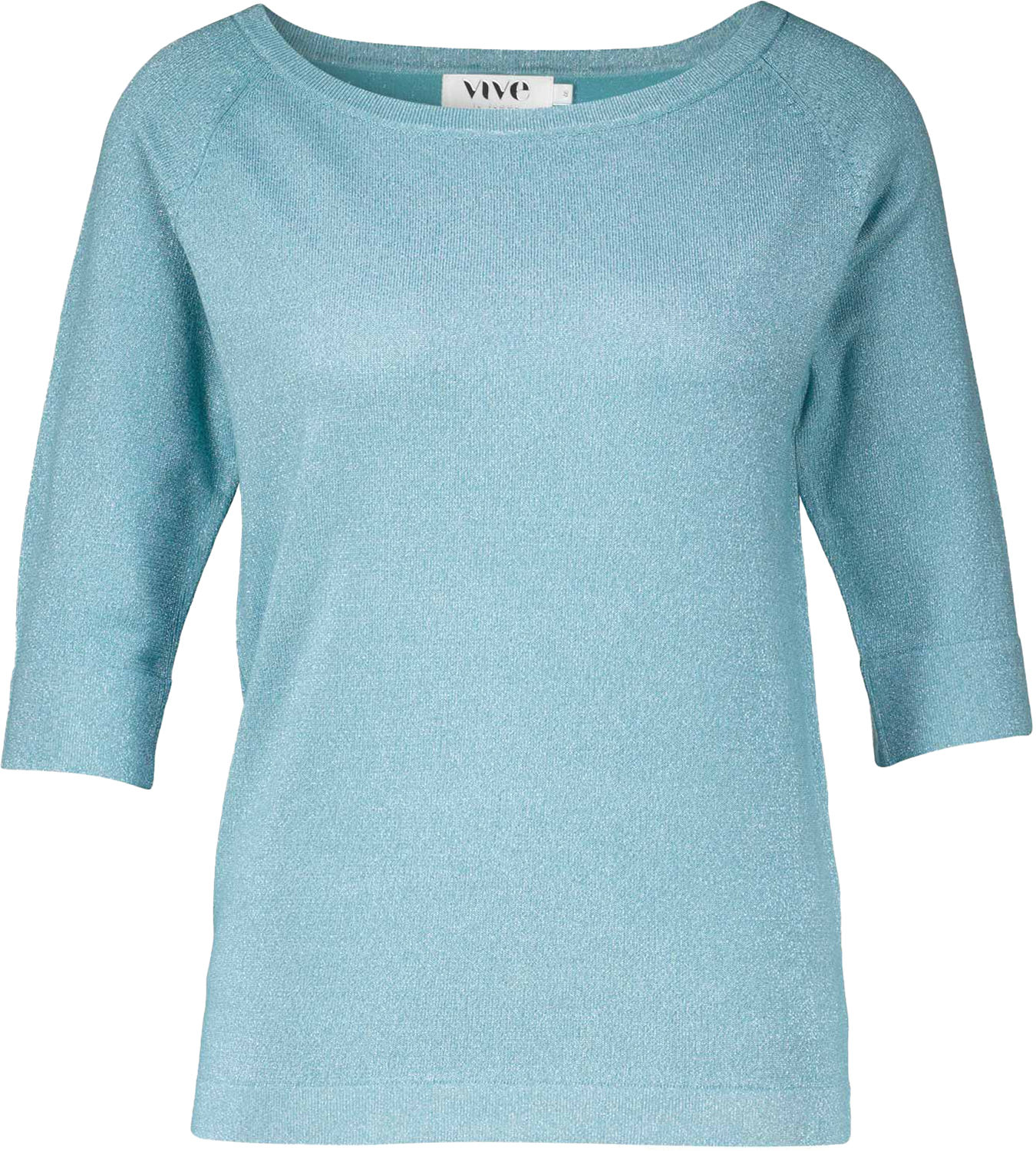 Vive La Femme Top Glitter Blauw Vive La Femme Top Glitter Blauw