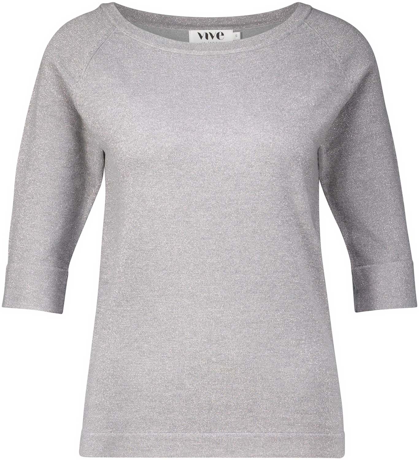 Vive La Femme Top Glitter Zilver Vive La Femme Top Glitter Zilver
