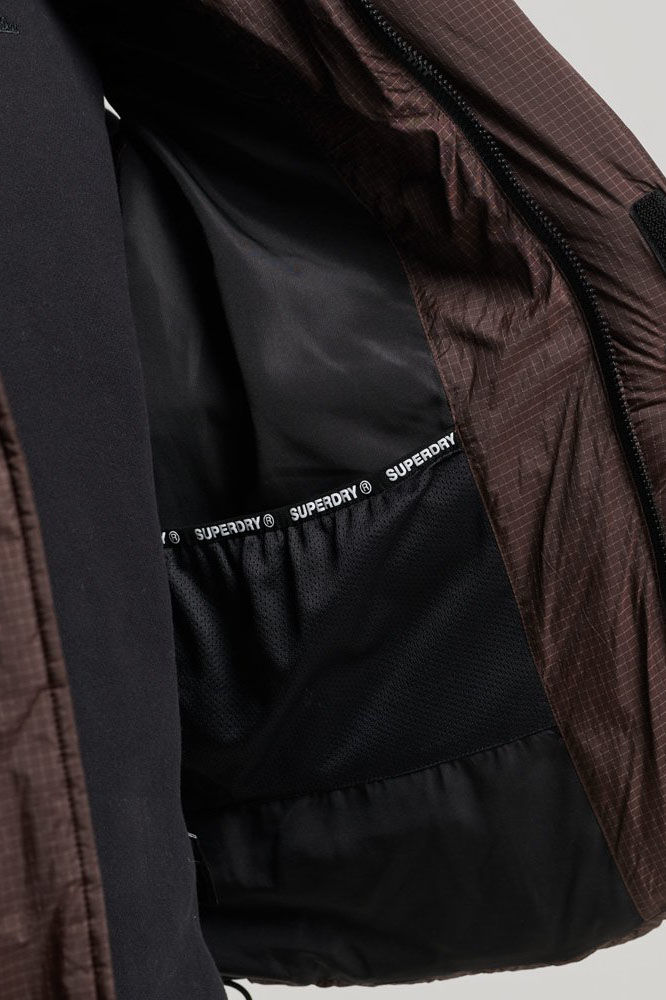 Superdry Bodywarmer Touchline Bruin Superdry Bodywarmer Touchline Bruin