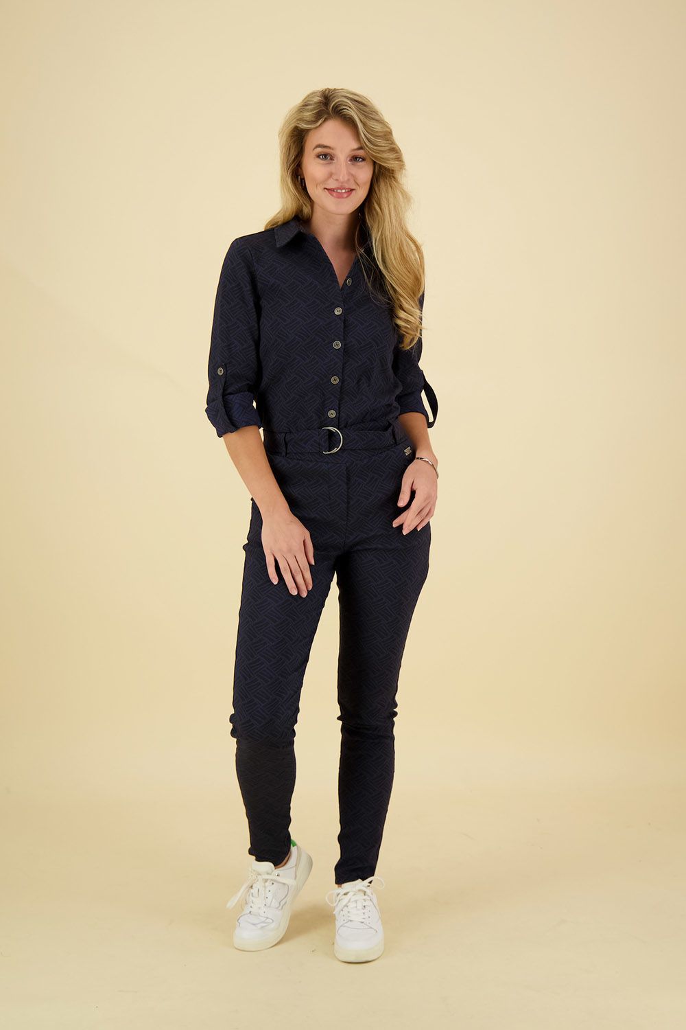 TQ Amsterdam Jumpsuit Zwart Blauw