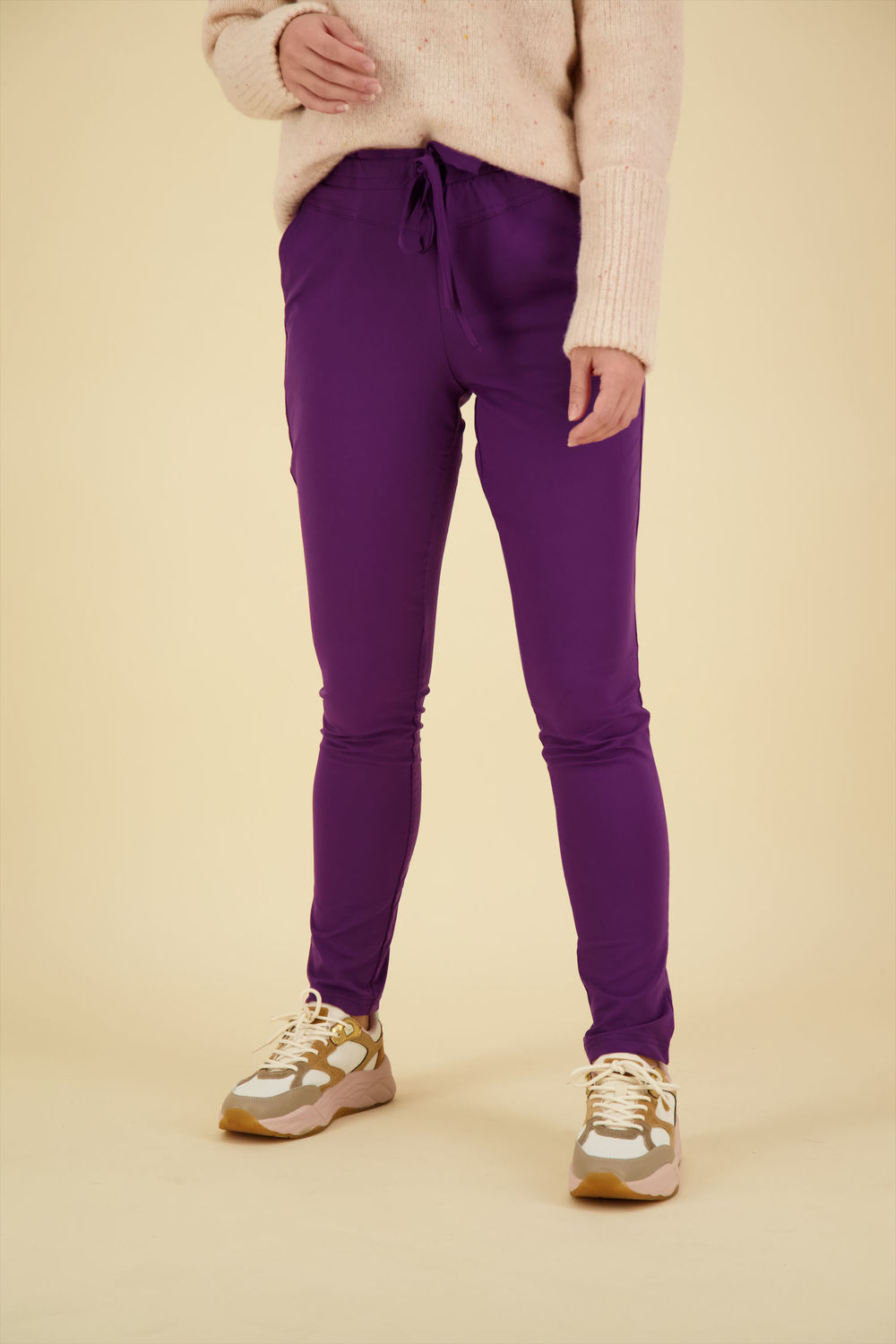 Enjoy Broek Paars Enjoy Broek Paars